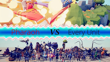 Pharaoh VS Every Unit - TABS (Totally Accurate Battle Simulator)