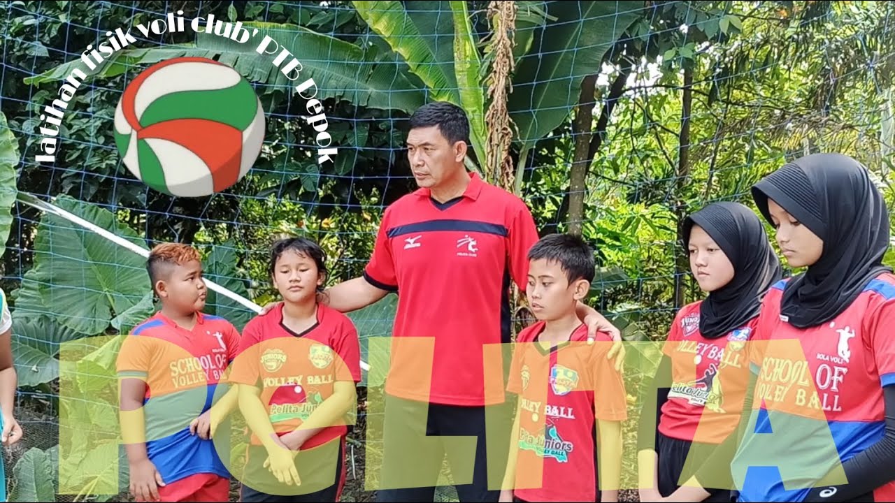Latihan fisik voli putra dan putri club' PTB Depok
