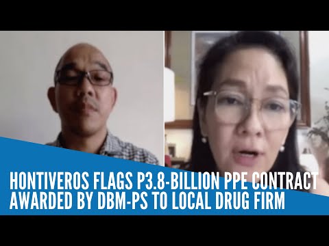 Hontiveros flags P3.8-billion PPE contract awarded by DBM-PS to local drug firm