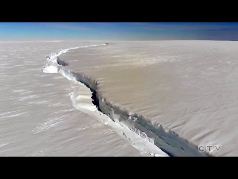 Iceberg measuring 1,550 sqaure kilometres breaks off in Antarctica