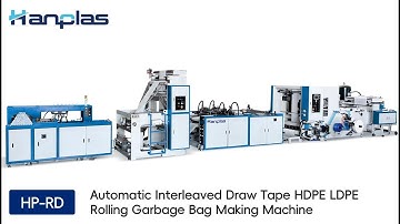 HP-RD-H Hanplas Interleaved Draw Tape Garbage Bag on Roll Making Machine