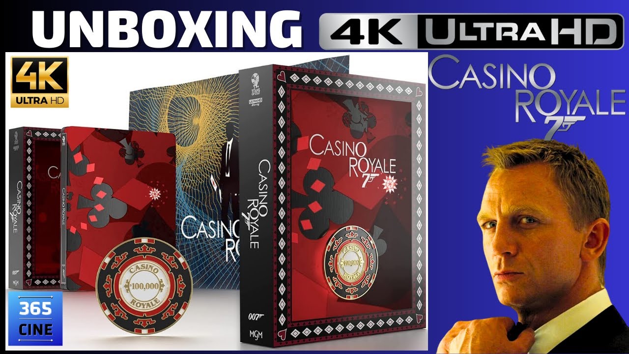007 CASINO ROYALE 4K Ultra HD Blu-ray Unboxing Titans Of Cult