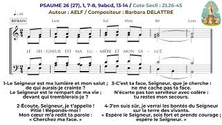 ALTO Ps 26 Le Seigneur est ma lumière DELATTRE