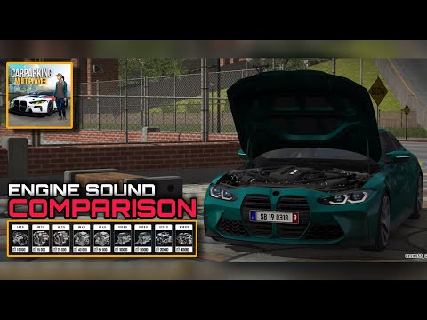 10 Engine Sounds Comparison in Car Parking Multiplayer New Update