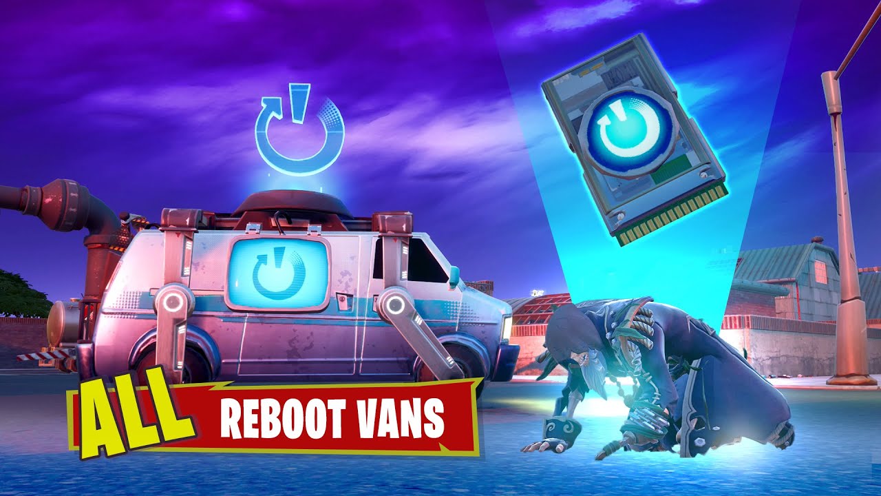 Reboot A Teammate In Fortnite Chapter 2 All Reboot Van Locations Week 5 Challenge Youtube