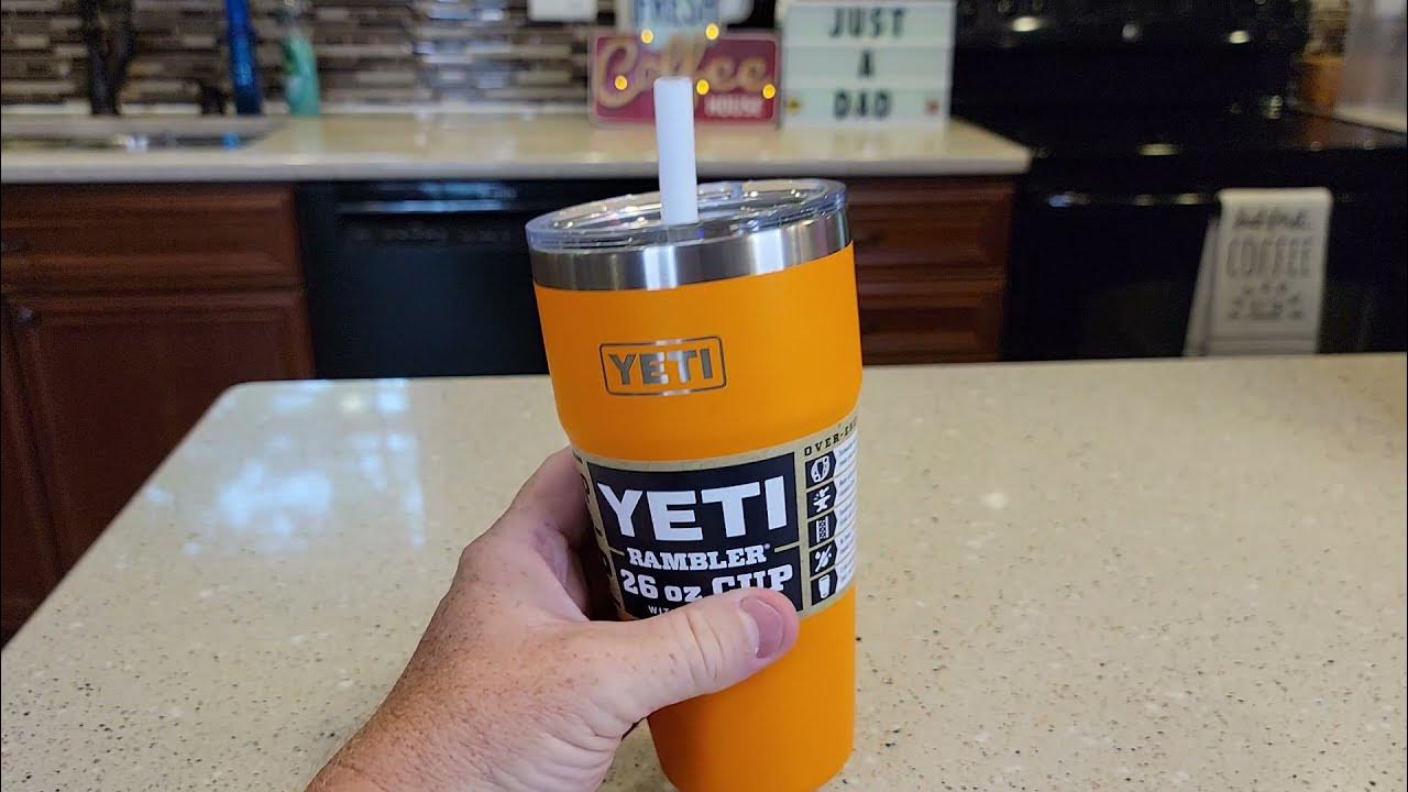 YETI Rambler 26 oz Straw Cup, Vacuum Insulated