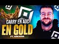 Apprendre  carry en adc en gold  un grandmaster en bas elo ft arkadia