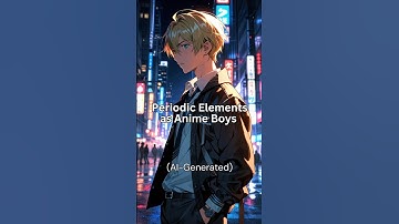 Periodic Elements as Anime Boys | AI Generated
