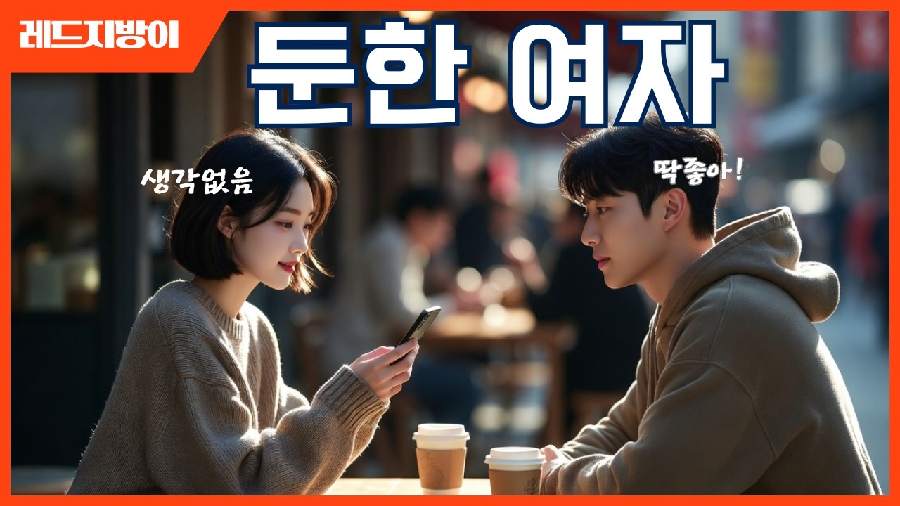 남자가 진짜 좋아하는 둔한 여자의 비밀