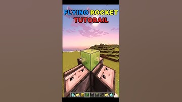 How to Make Working Rocket in Minecraft (Full Tutorial)