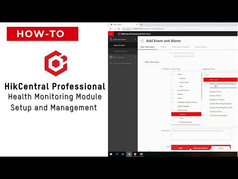 HikCentral Professional – Health Monitoring Module Setup and Management