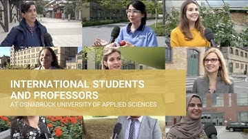 International Students and Professors at Osnabrück University of Applied Sciences