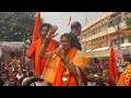 Hyderabad bjp madhavi latha speech at ram navami shobha yatra  kompella madhavi latha speech latest