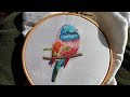 How to embroider a bird-  part 2