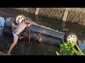 Nyemplung ke saluran irigasi kelapa gading 3 orang luka ringan youtuber kelapagading