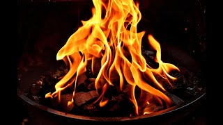 Embers Dance,  A Crackling Fire Scene