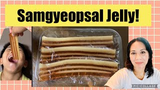 Trying out Samgyeopsal Jelly / Bacon Jelly