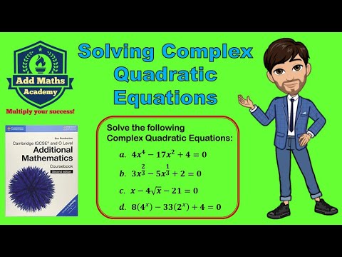 Solving Complex Quadratic Equations - YouTube