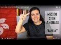 Comment signer famille en lsm langue des signes du mexique