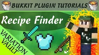 Recipe Finder | Shows every recipe! | Minecraft Bukkit Plugin Wealth