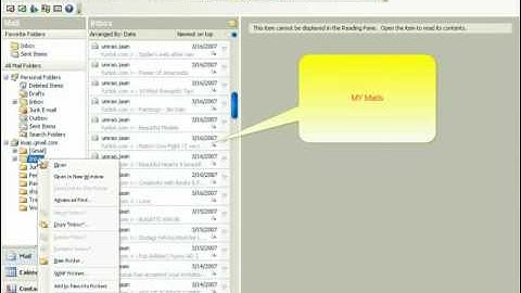 Configuring outlook using Gmail account - the IMAP way
