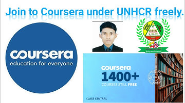 Step by step learning# platform of Coursera under UNHCR  freely .Rohingya Students can join there.