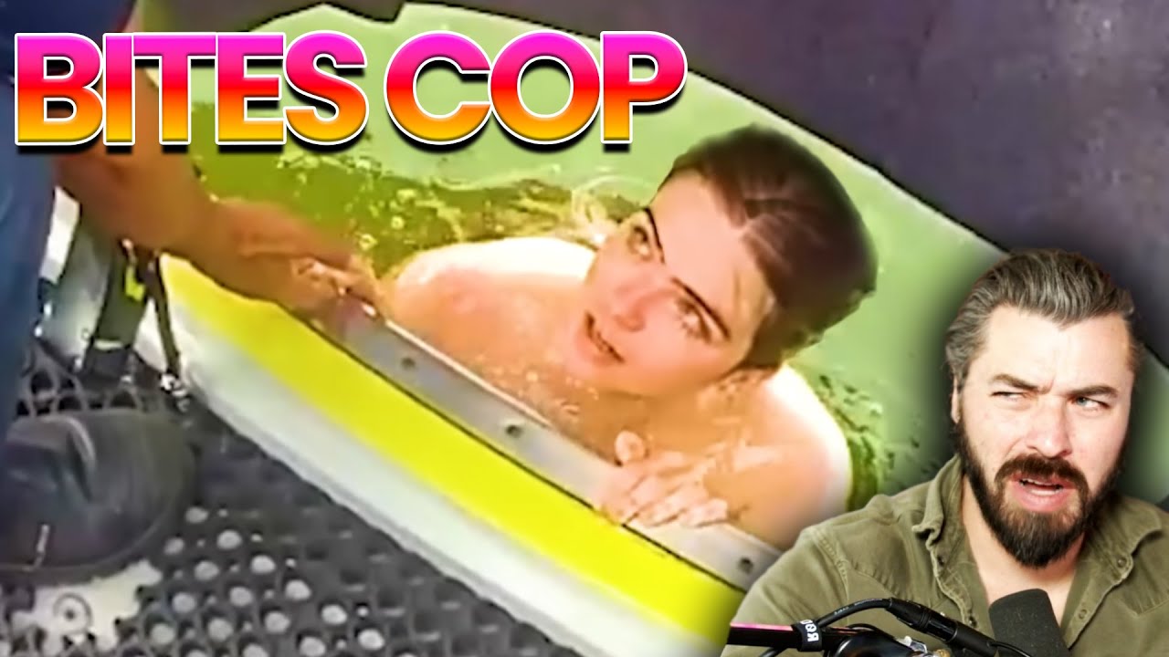 Naked Woman Shark Cosplay Gone Wrong