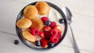 Menu Ideas – Pancake Bites and Yogourt by Cérélia North America 71 views 3 years ago 25 seconds