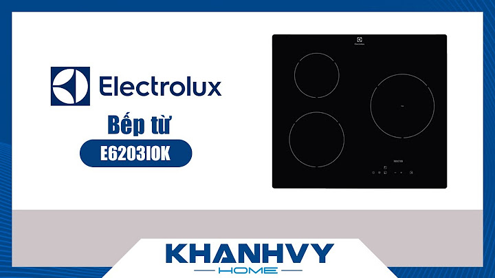 Đánh giá bếp điện từ electrolux