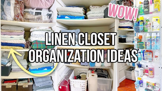 The Keys to an Organized Linen Closet - The Scout Guide