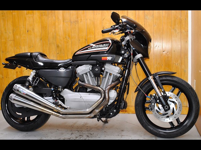 Harley-Davidson XR1200 LeoVince muffler sound and details.ハーレー