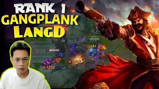 🔴 LangD Gangplank vs Darius - LangD Rank 1 Gangplank Guide