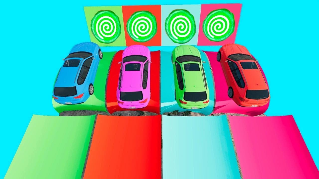 BeamNG Drive Car Testing Epic High Speed Jumps №15 YouTube