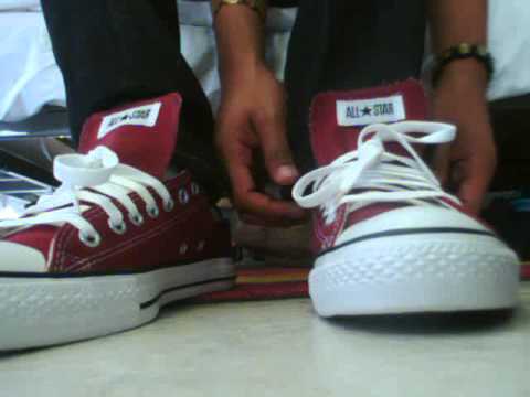 burgundy and black converse