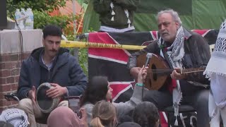 Dayslong protests persist on GWU's campus