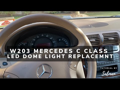 W203 Mercedes LED Dome Light Replacement