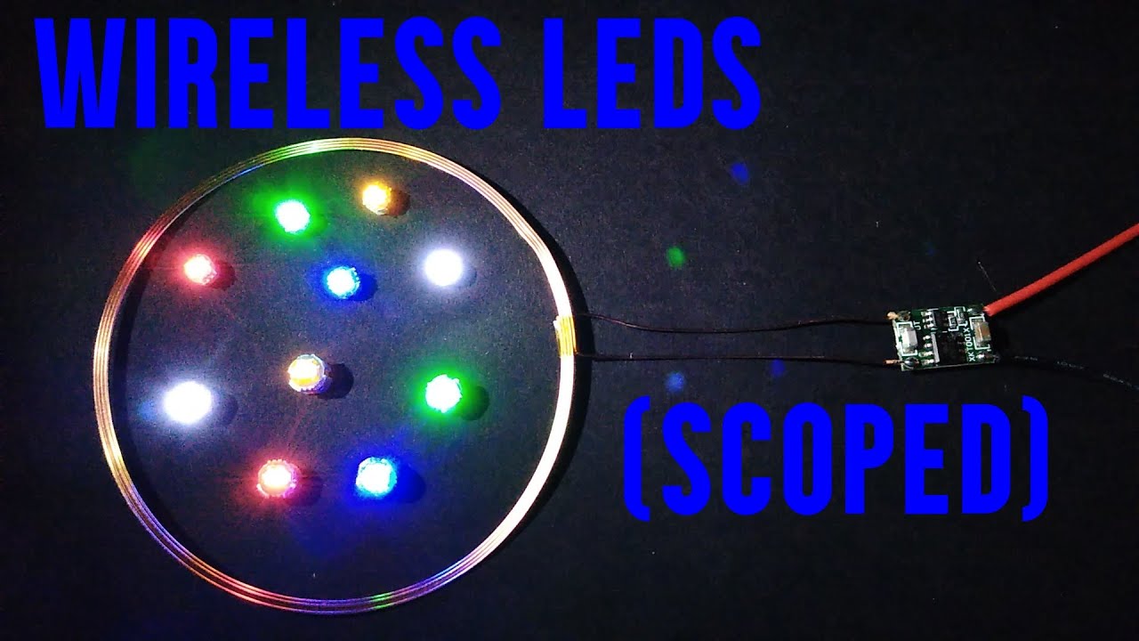 Exploring wireless LEDs with schematic and waveforms - YouTube