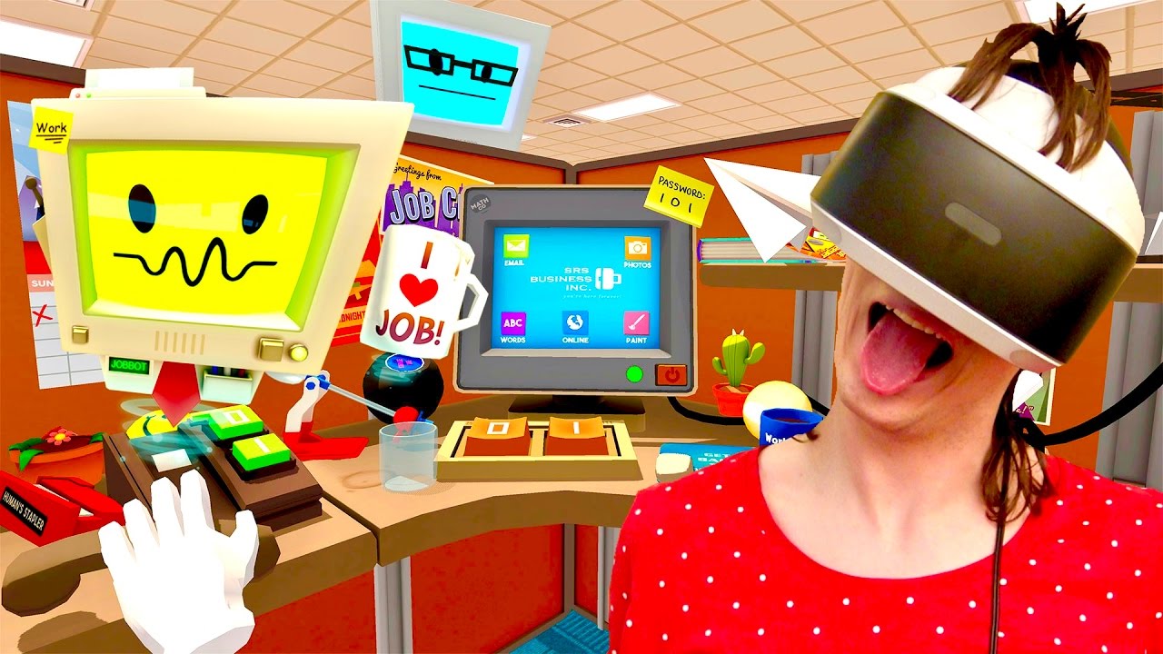 LA PIRE EMPLOYÉE DU MONDE ! JOB SIMULATOR EN RÉALITÉ VIRTUELLE PS VR - NADEGE CANDLE