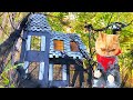 Building SCARY House for Cat from Cardboard