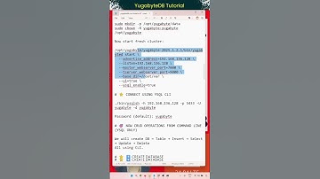 YugabyteDB CRUD-handleiding 🚀 Gegevens aanmaken, lezen, bijwerken en verwijderen, stap voor stap ...