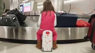 Travelling with the Bed Box suitcase, by Jet Kids