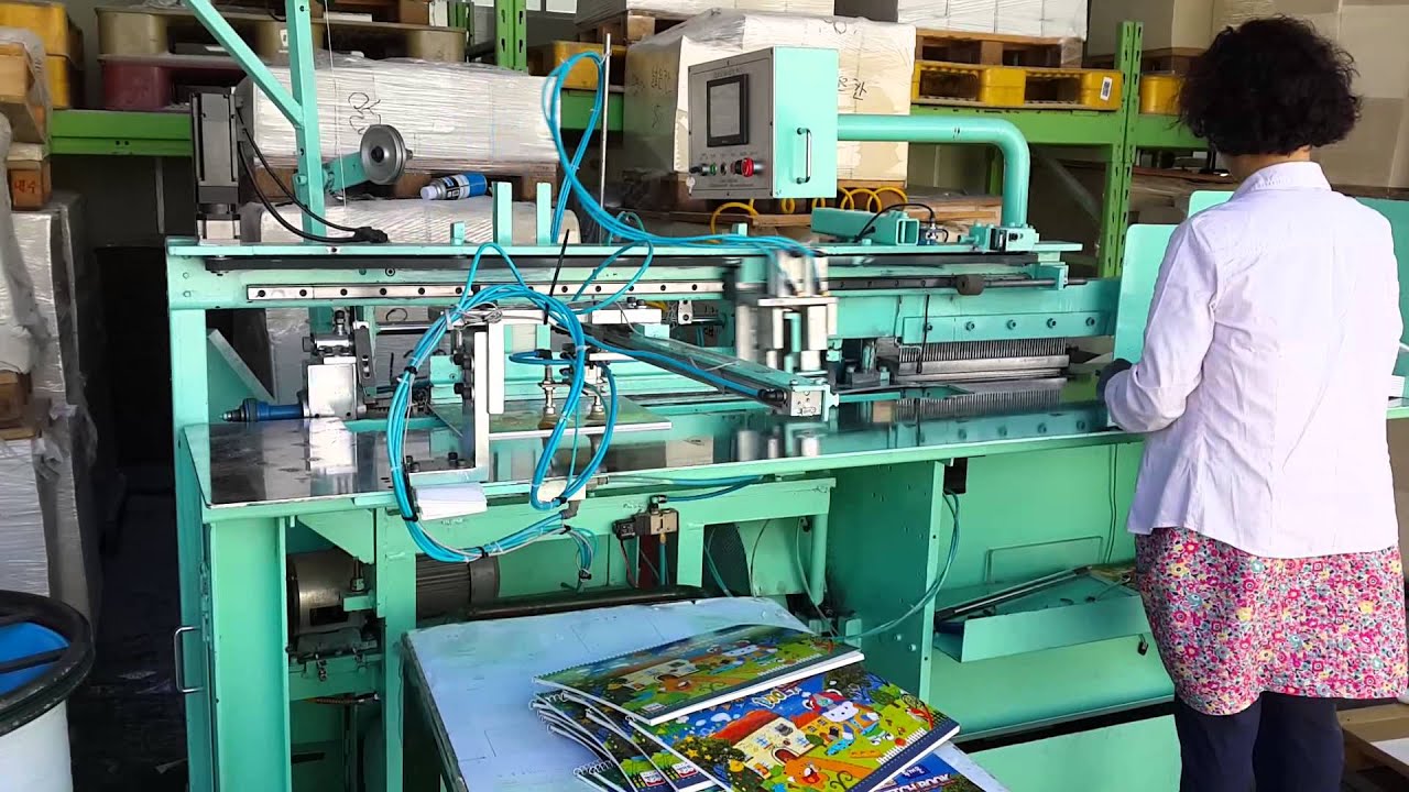 SPIRAL BINDING MACHINE YouTube