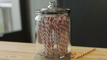 Candy Canes In Blender 2.83 | Time-Lapse