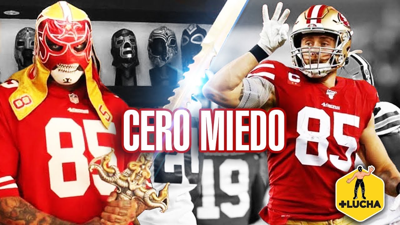 Penta El Zero Miedo Gifts George Kittle With San Francisco 49ers
