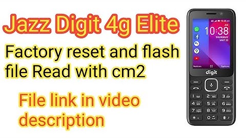 Jazz Digit 4G Elite Reset Unlock Security Code and read flash file with CM2 #cm2 #jazzdigit4g #jazz