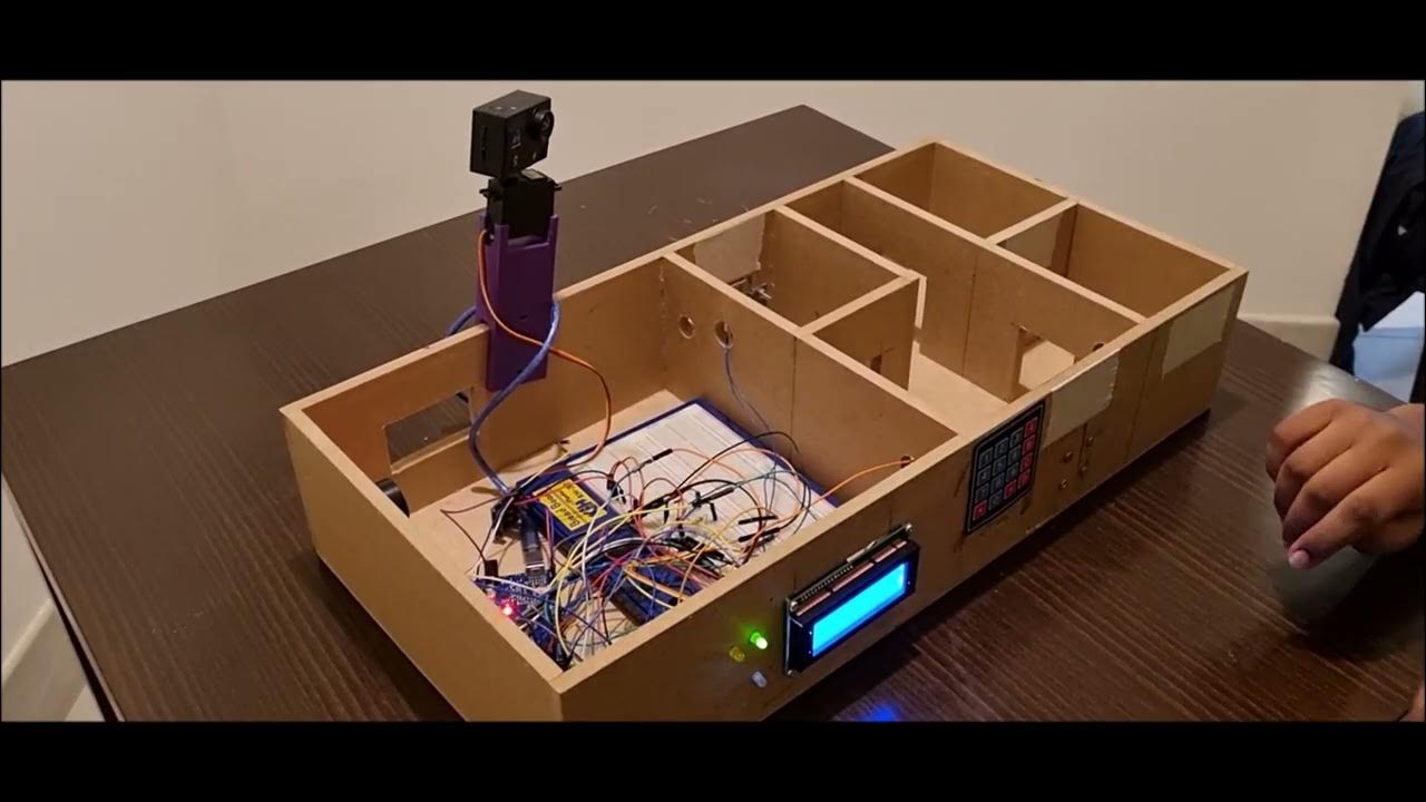 Arduino home security system project - YouTube
