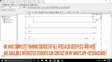 COUNTERS IN MITSUBISHI PLC RETENTIVE & NON RETENTIVE#COUNTER