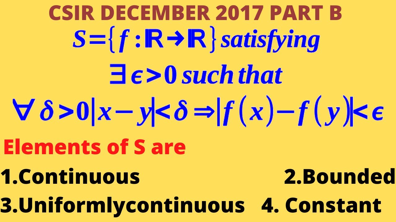 Epsilon and Delta definition of Bounded functions YouTube