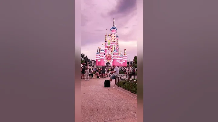 🤩10 Seconds of Incredible Cinderella Castle Transformations! #magickingdom #disneyworld