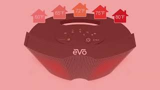 EVO Twin Ceramic Heat Logic Heater with 5 Temperature Settings